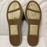 J.Crew  women’s Black Woven Espadrille Slides size 10 Photo 7