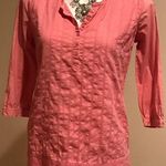 Bit & Bridle  Pink Blouse  Snow Flake Design At The Botton Of Blouse Size S Photo 0