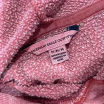 American Eagle  Vintage Wash Red Hoodie Sweatshirt Pullover Hooded Size M Photo 3