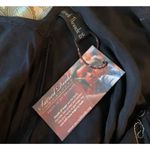 Sacred Threads NWT  Black Floral Embroidered Jumpsuit Photo 4