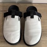 Sorel Viibe Clog Womens 10 White Leather Slingback Casual Platform Neutral Photo 3