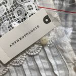 Anthropologie Feather Bone White Lace Long Sleeve Peasant Dress XS Photo 8