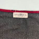 Natural Life  Claire Velvet floral Mini Dress V-Neck Cranberry Floral Sz L Photo 5