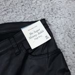 Abercrombie & Fitch Abercrombie Super Skinny Ankle High Rise Coated Black Jeans Plus Size 36 22 Photo 4