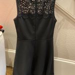 Lulus Black Lace Skater Dress Photo 2