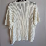 Princess Polly NWT  Cream Beach Day Knit Short Sleeve Eyelet Cardigan Womens 10 Photo 5