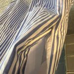 J.Crew  Blue White Stripped Seersucker Tiered Dress Size 4 Preppy Southern EUC Photo 3