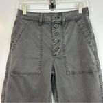 Madewell NWT Griff Pull-On Tapered Fatigue Grey Cargo Pants Size 25 Photo 5
