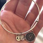 ALEX AND ANI Silver “J”  Bracelet Photo 0