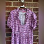 Simply Southern  Pink Print Midi Dress Size XL Photo 2