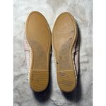Tory Burch Pink Suede Espadrille Flats W/ Pearl Logo & Black Toe Cap Photo 11