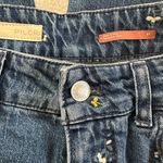 Pilcro Anthropologie Jeans Women's 27 Embroidered Paint Splatter The Icon Flare Photo 4