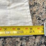 Old Navy Women's  White Cropped Pants Linen Blend Size Med EUC #7447 Photo 3