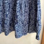 Madewell  Poplin Puff-Sleeve Tiered Babydoll Dress in Paisley Garden Photo 6