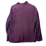 Flax  Burgundy Cotton Button Up Blazer Size SMALL Pockets Photo 5