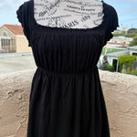 Victoria’s Secret Moda International empire waist babydoll top size S small NEW Black Photo 0