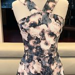 Love...Ady GREY/PINK/BLACK/WHITE FIT & FLARE DRESS Photo 2