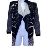 Desigual  Dalias Open Wool Blend Cardigan Size Large Photo 2