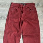 Veronica Beard  blake classic straight high rise in red oxblood Photo 4