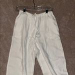 white linen pants Size M Photo 1