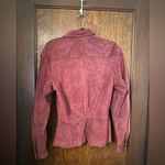 wilson's leather Wilson’s Leather Red Leather Shirt Jacket Size M Photo 2