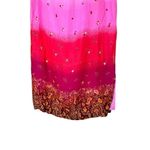 Requirements Vintage Y2K Pink Flower Paisley Print Maxi Skirt Size L Photo 2