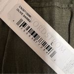 Caslon Nordstrom Olive Green Linen Shorts Pull-on Drawstring Womens Sz Large NEW Photo 5