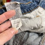 L.E.I VTG Y2k Blue Denim Low Rise Ashley Jeans Orange Floral Boho Embroidery 15 Photo 11