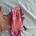 NWT Oneone Swimwear High Leg Bikini Bottom Large Pink Photo 3