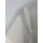 Madewell  Textured White Oversized Short Sleeve Back Keyhole Neck Blouse Size S‎ Photo 5