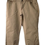 Gap  Womens Pants Size 33" Beige Low Rise Cropped Stretch Straight Leg Casual Photo 0