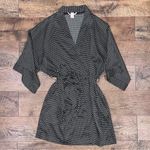 Victoria's Secret Victoria’s Secret Silky Black Robe with Pockets & Tie-Waist Photo 13