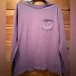 Ivory Ella  size Medium purple long sleeve tee with boho elephant print. Photo 0