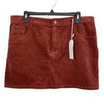 Sanctuary NWT Ryan Corduroy Mini Skirt Vintage BabyDoll Spice of Life Size 32 Photo 3
