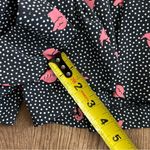 ZARA  Navy Blue Polka Dot Pink Flamingo Romper Playsuit XS Photo 5
