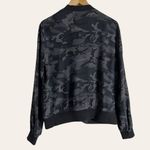 Equipment  Femme Abbot Underground Camo Black Silk Bomber Jacket Photo 8