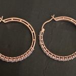 JCM CZ rose gold tone earrings Photo 1