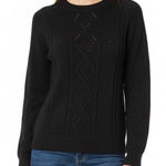 J.Crew J. Crew Black 100% Cotton Long Sleeve Sweater XS Preppy Classic Photo 0