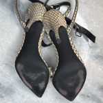 Alexander Wang  Cream Python Ankle‎ Strap Heel - 38.5 Photo 4