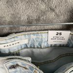 PacSun  Stretch Mom Shorts Women's 25 Light Wash Denim High Rise Summer Beach NWT Photo 2