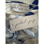 Petal and Pup NWT White Blue Floral Satin Crop Top Women’s Size Small Photo 5
