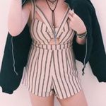 Angel Biba LF  Striped Romper Sz S Photo 0