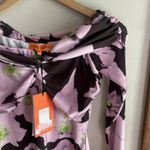 STINE GOYA Yuna Slinky Jersey Top Liquified Flora Purple Photo 3