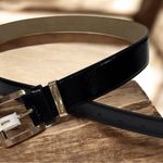 Michael Kors Michael Kros Patent Leather Belt With Gold Buckle NWT Photo 12