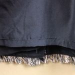 J.Crew NWT Women’s Tweed Fringe Navy Blue and White Sleeveless Sheath Dress Photo 8