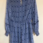 ZARA  Blue  Print romper SZ M.  NEW Photo 3