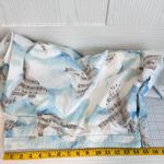 Maeve Anthropologie Skirt Women Size 8 Blue Birds Music Note Cloud Art Sparrow Photo 4