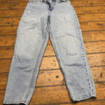 H&M  &Denim Jeans Size‎ 4 Blue Pants Loose Mom Light Distressed Denim Photo 0
