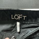Loft Ann Taylor  Black Soft Corduroy Jeans 8P Photo 1