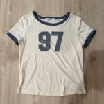 Pink Rose Numbered Baby Tee Photo 0